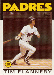1986 Topps Baseball Cards      413     Tim Flannery
